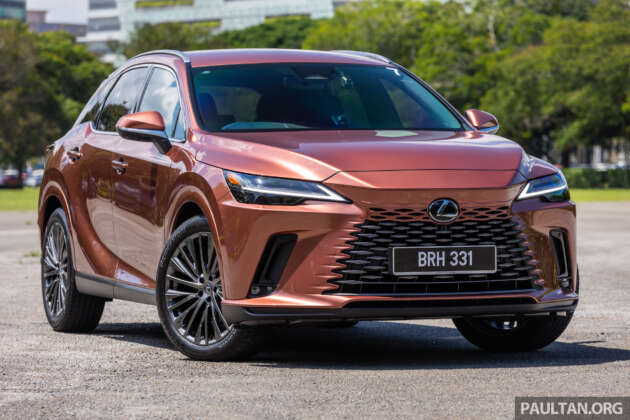 2023 Lexus RX 350 Luxury in Malaysia – 2.4T AWD with 279 PS and 430 Nm; AEB, ACC; priced from RM469k