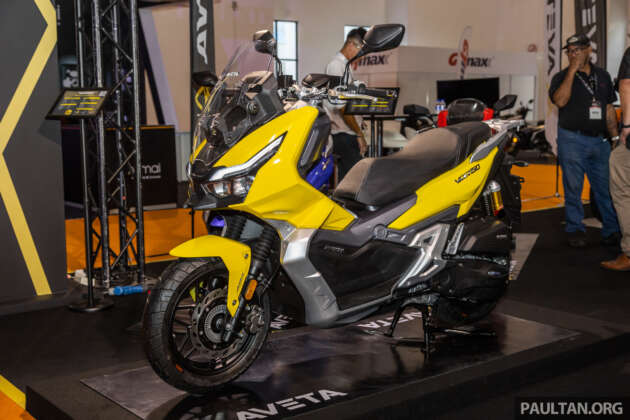 2023 Aveta VADV150 smart hybrid scooter at Malaysia Autoshow – with digital video recorder, RM13,980