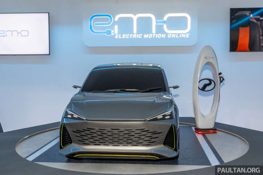 Perodua EMO EV study previews all-electric Myvi – up to 350 km range, 300 kW fast charging, 80% in 20 mins 1608546