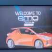 Perodua EMO EV study previews all-electric Myvi – up to 350 km range, 300 kW fast charging, 80% in 20 mins