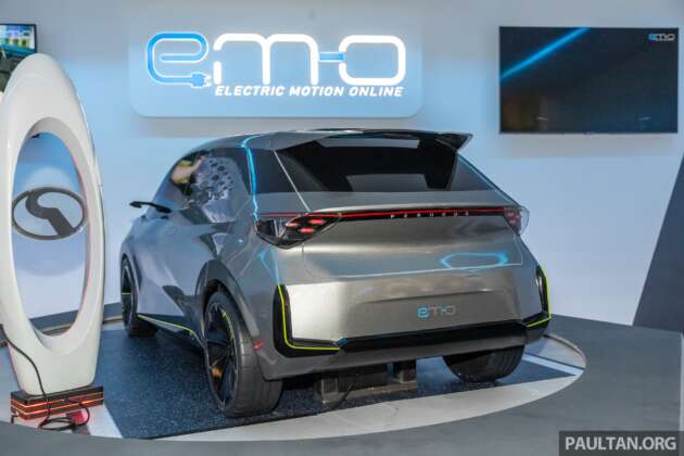 Perodua EMO EV study previews all-electric Myvi – up to 350 km range, 300 kW fast charging, 80% in 20 mins