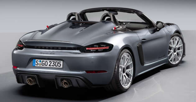 Porsche 718 Spyder RS debuts – 500 PS/450 Nm 4.0L NA flat-six open-top sibling to 718 Cayman GT4 RS