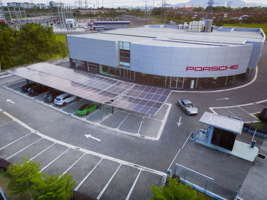 Porsche Centres in Malaysia gain upgraded 350 kW DC High Performance Chargers; solar car port in Penang 1611355