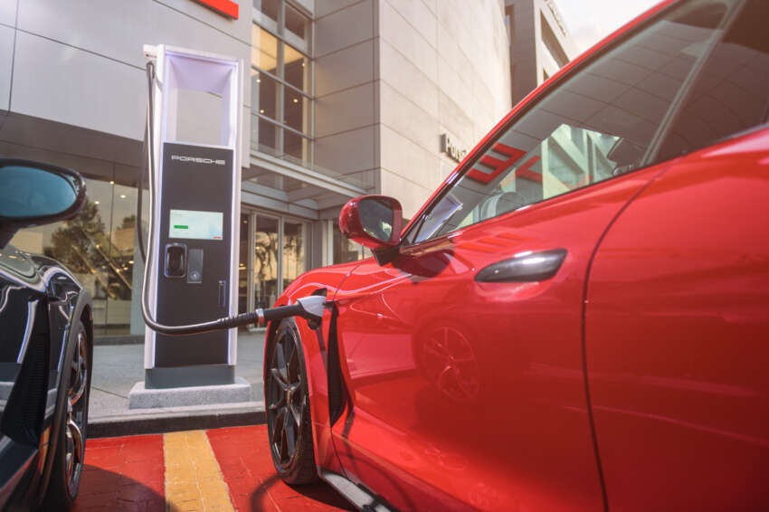 Porsche Centres in Malaysia gain upgraded 350 kW DC High Performance Chargers; solar car port in Penang 1611357