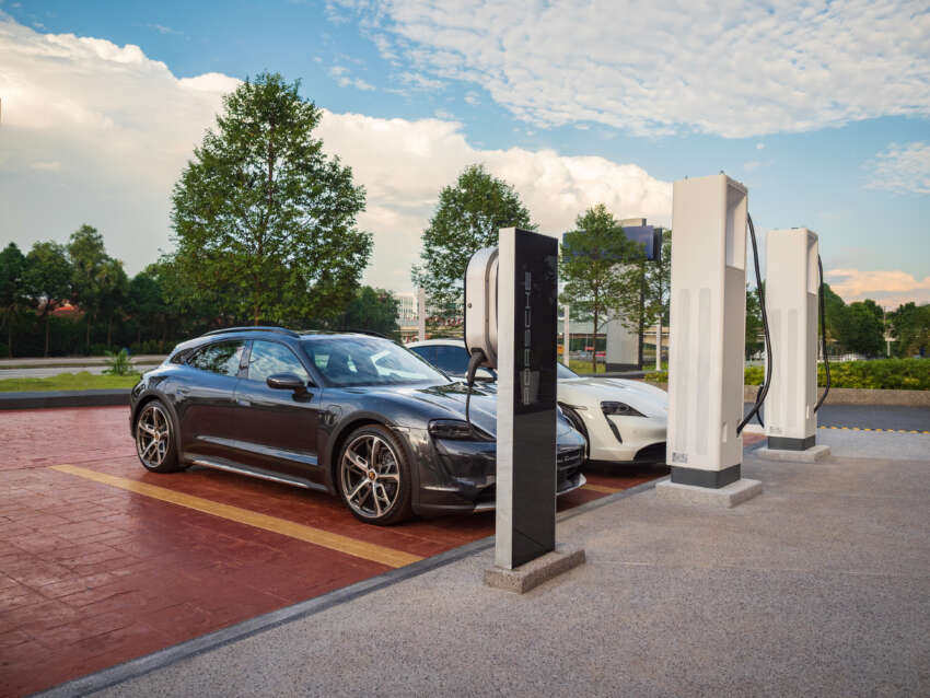 Porsche Centres in Malaysia gain upgraded 350 kW DC High Performance Chargers; solar car port in Penang 1611358