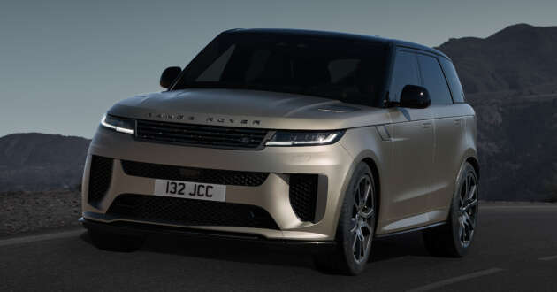 Launched Range Rover Sport SV 2023 – 4.4L turbocharged V8;  635 hp, 750 Nm;  6D Dynamics hydraulics;  BASS . chair