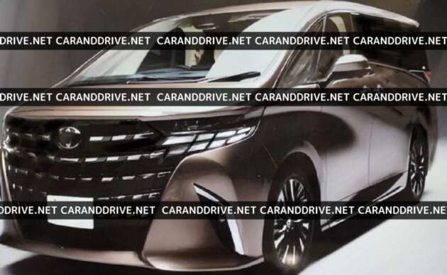 Toyota Alphard dan Vellfire 2023 – imej dari brosur rasmi bocor sebelum didedahkan secara rasmi Jun ini