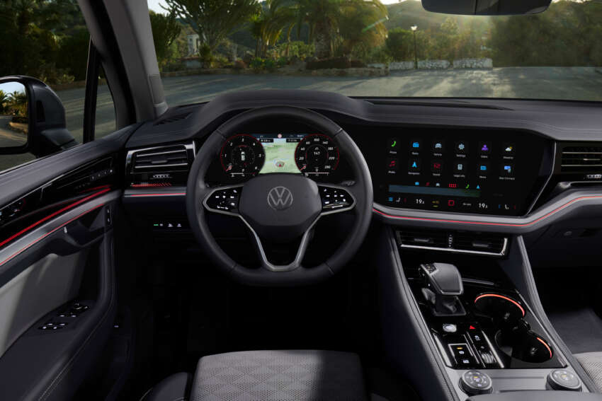 2023 Volkswagen Touareg facelift – new IQ.Light HD LED headlamps, illuminated rear logo, 3.0L V6 engines 1617482