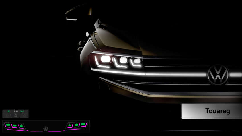 2023 Volkswagen Touareg facelift – new IQ.Light HD LED headlamps, illuminated rear logo, 3.0L V6 engines 1617494