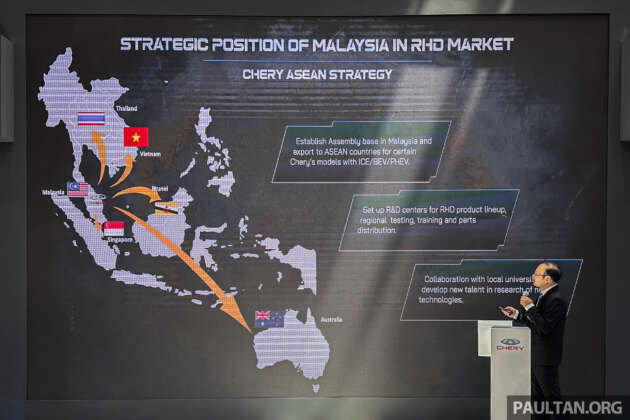 Chery partners Inokom, makes Malaysia its ASEAN hub – RHD R&D centre, exports to Australia