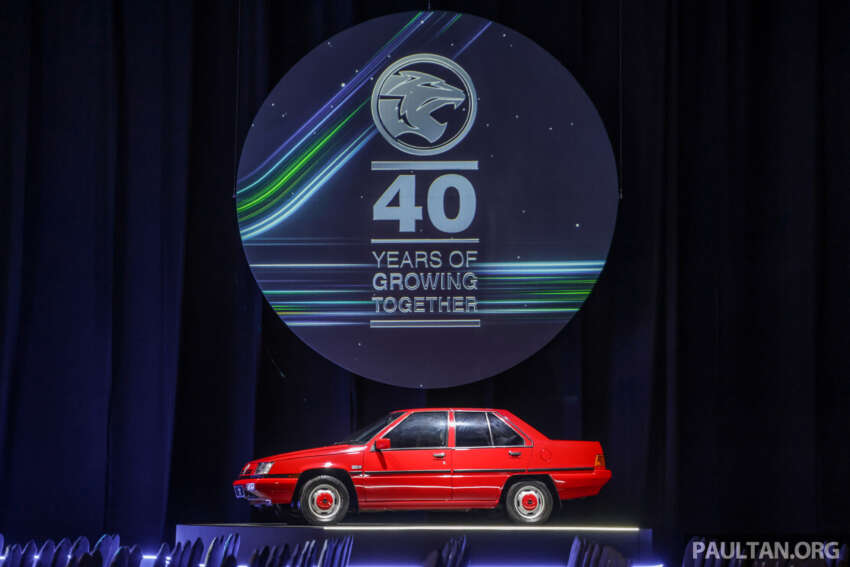 Proton celebrated its 40th anniversary yesterday – landmark cars grace X90 launch, special edition soon? 1610365