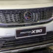 Proton X90 spesifikasi antara varian  – Standard, Executive, Premium dan Flagship, RM124k-RM153k