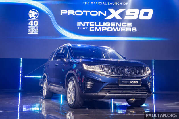 Proton X90 SUV launched, priced from RM123,800 to RM152,800 - 6 or 7 seats, 1.5L TGDi 48V mild-hybrid 2
