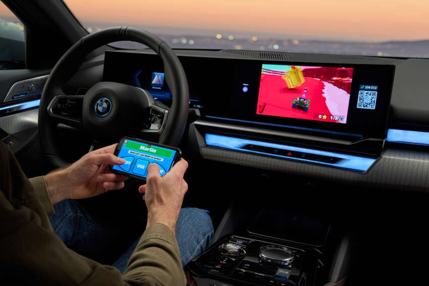 2024 BMW 5 Series, i5 first to get AirConsole – in-car gaming platform coming to other models via update 1618728