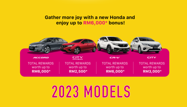 Honda Malaysia’s May 2023 promotion, up to RM6k off