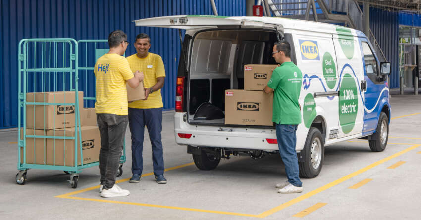 IKEA Malaysia deploys DFSK EC35 EV van for last-mile deliveries – all stores to get EV chargers by 2025 1613209