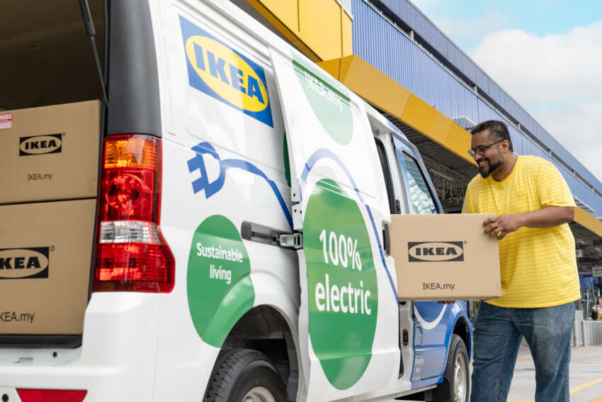 IKEA Malaysia deploys DFSK EC35 EV van for last-mile deliveries – all stores to get EV chargers by 2025 1613210