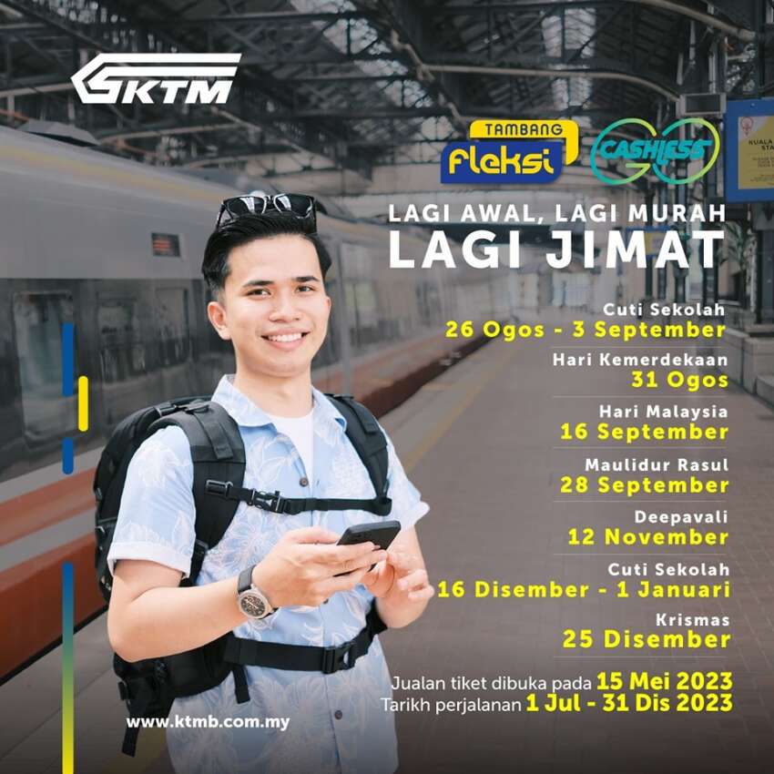 KTM ETS, Intercity train tickets for July-Dec now open for sale online – flexi fares cheaper if bought earlier 1614191