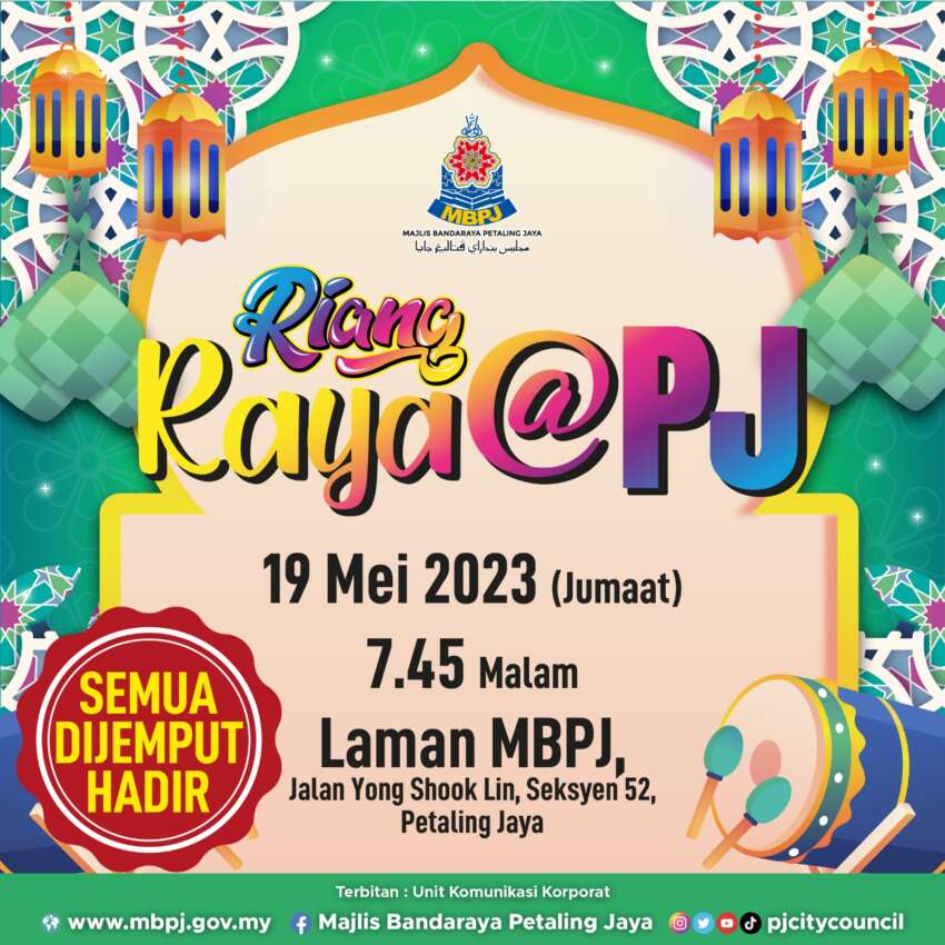 PJ State’s Jalan Yong Shook Lin closed tomorrow for MBPJ Riang Raya open house, midnight onwards 1615401