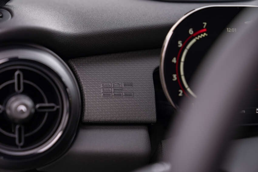 2023 MINI John Cooper Works 1to6 Edition – 231 PS, six-speed manual only; limited to 999 units worldwide 1615557