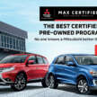 Mitsubishi launches Max Certified official pre-owned used car programme – 1yr warranty, RM500 voucher