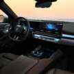 BMW i5 and 2024 BMW 5 Series G60 – M60 xDrive with up to 601 hp; AirConsole brings in-car gaming