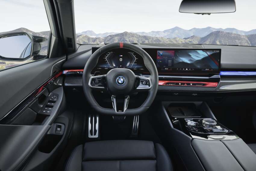 BMW i5 dan BMW 5 Series G60 2024 — M60 xDrive sehingga 601 hp; AirConsole permainan dalaman 1618134