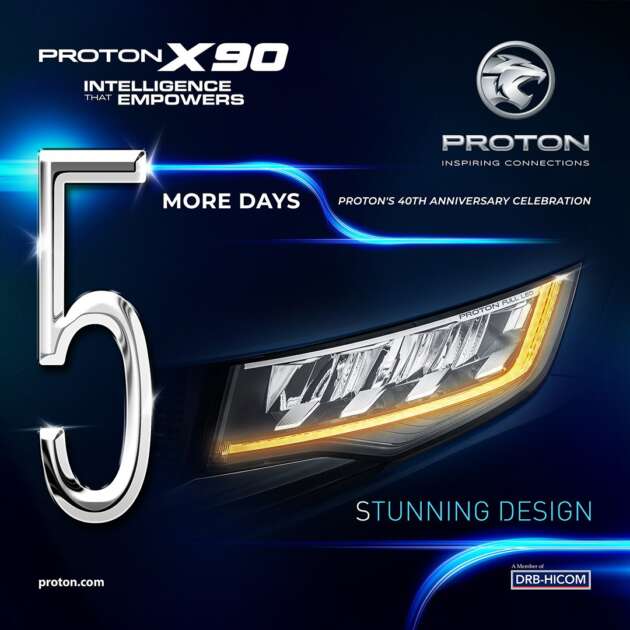 Proton X90 2023 dilancarkan secara rasmi 7 Mei ini
