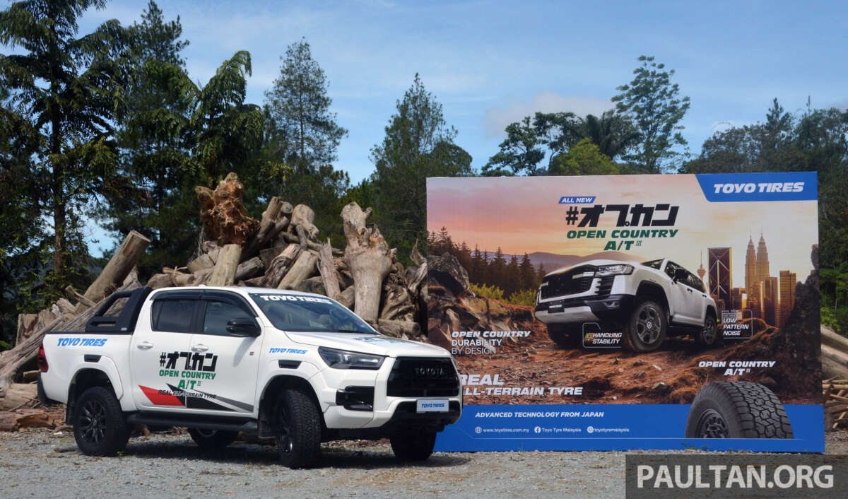 Toyo Open Country A/T 3 现已在马来西亚上市——用于 SUV、4×4 和卡车的全地形轮胎；  14 种尺寸； 从 RM500 起