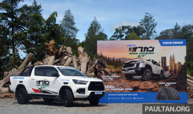 Toyo Open Country A/T 3 is now available in Malaysia – off-road tires for SUVs, 4x4s and trucks;  14 sizes;  from RM500