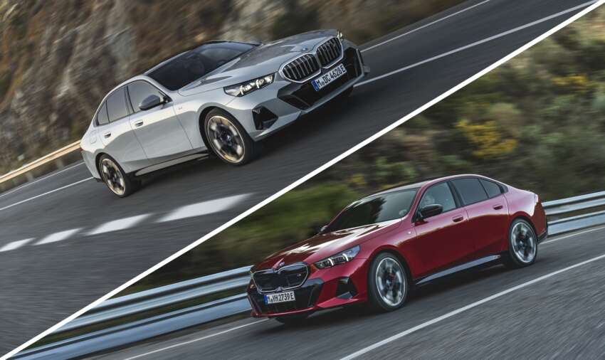 BMW i5 dan BMW 5 Series G60 2024 — M60 xDrive sehingga 601 hp; AirConsole permainan dalaman 1617912