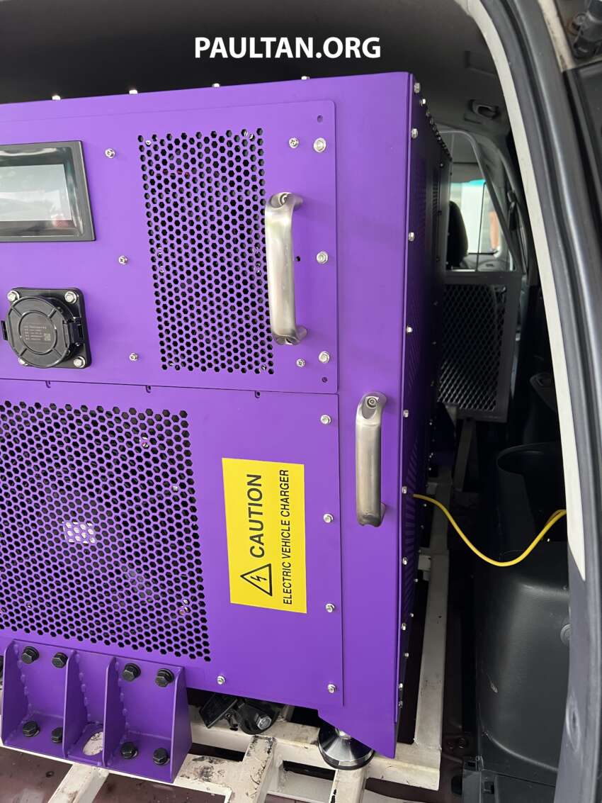 Gentari EV Charge Go – “mobile powerbank” 30 kW DC charger built from Proton Exora and Toyota Hiace 1619967