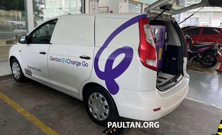 Gentari EV Charge Go – “mobile powerbank” 30 kW DC charger built from Proton Exora and Toyota Hiace 1619963