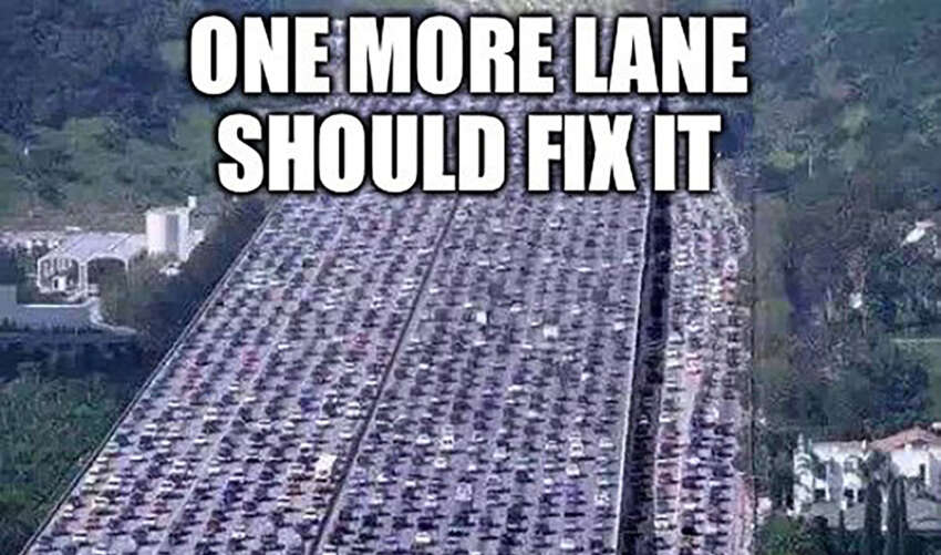 One more lane will fix it – a meme, until it actually does 1619352