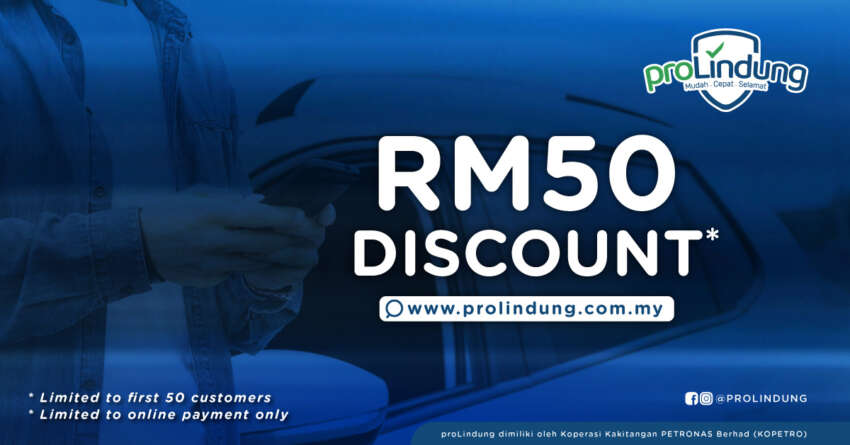 KOPETRO launches proLindung online platform for motor insurance, road tax renewal – get RM50 off now! 1614464