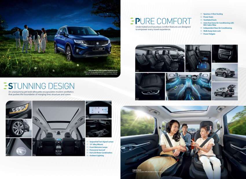 Proton X90 SUV launched, priced from RM123,800 to RM152,800 – 6 or 7 seats, 1.5L TGDi 48V mild-hybrid 1610213