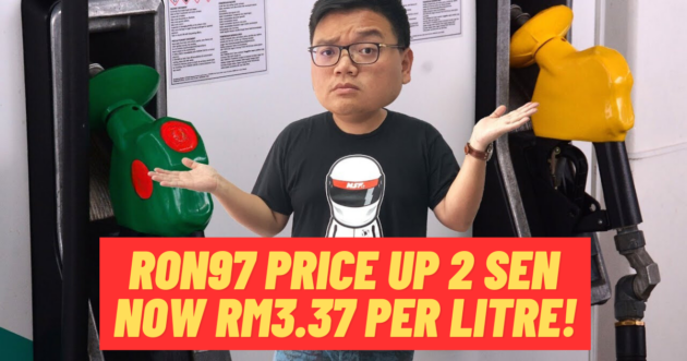 RON97 petrol price June 2023 week one update – premium fuel price up two sen to RM3.37 per litre