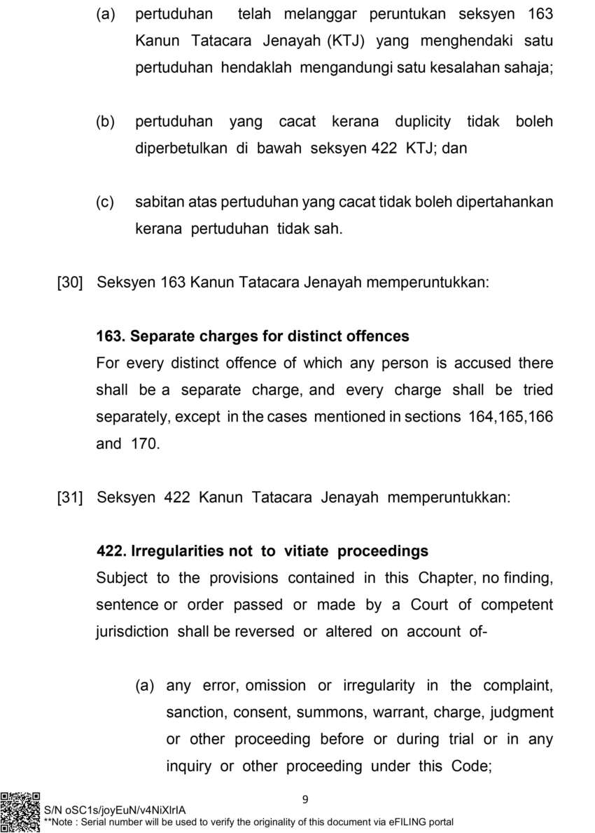 Sam Ke Ting appeal grounds of judgement released 1616013