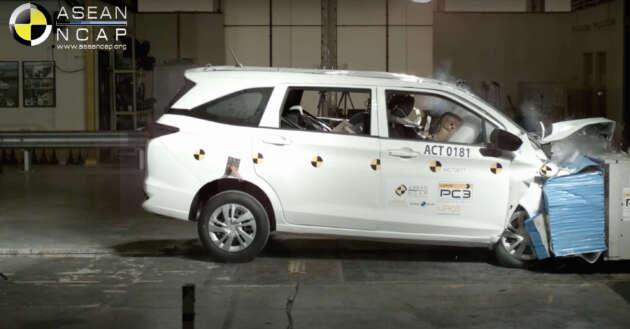 Kembar Perodua Alza, Daihatsu Xenia hanya terima 3-Bintang dalam ujian keselamatan ASEAN NCAP