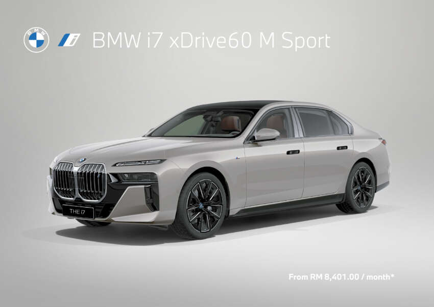 2023 BMW i7 xDrive60 M Sport in Malaysia – 625 km EV range, 544 PS, 31.3-inch theatre screen; fr RM707k 1632454