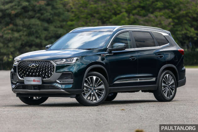 2023 Chery Tiggo 8 Pro – full outdoor gallery of 3-row SUV, 2.0T with 250 hp/390 Nm, launching June/July