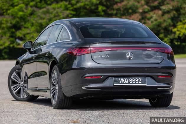 2023 Mercedes-Benz EQS500 4Matic CKD in Malaysia – electric range 696 km;  449 PS, 0-100 in 4.8 seconds;  from RM649k
