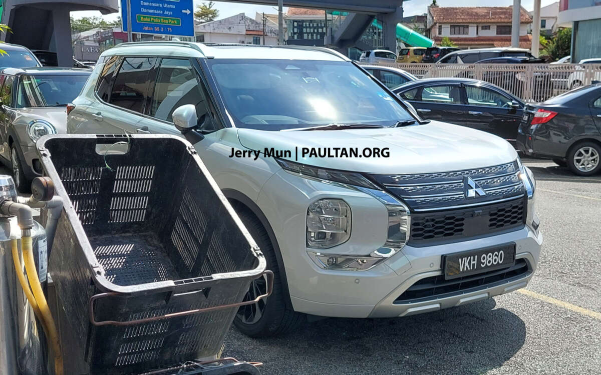2023 Mitsubishi Outlander PHEV 在马来西亚现身 – 全新第四代 7 座 SUV 即将推出吗？