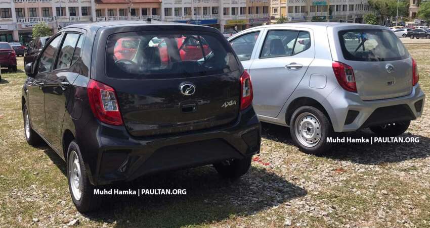 2023 Perodua Axia E manual spotted in Malaysia – new grey colour, older bumper design; launching soon? 1625292