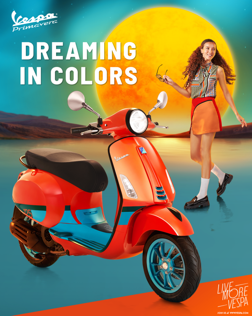 2023 Vespa Primavera Colour Vibe Malaysian launch, RM22,300, in Orange Tramonto and Blue Audace 1622426