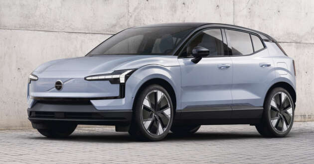 2023 Volvo EX30 launched – EV SUV with up to 422 hp, 480 km range, LFP/NMC battery, optional RWD/AWD