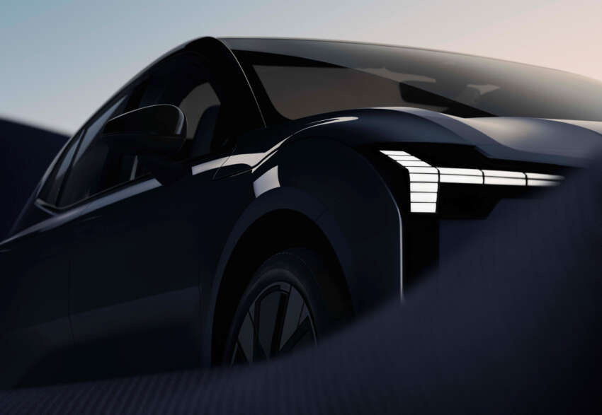 2023 Volvo EX30 interior teased with single 12.3-inch touchscreen, soundbar, versatile centre console 1620061