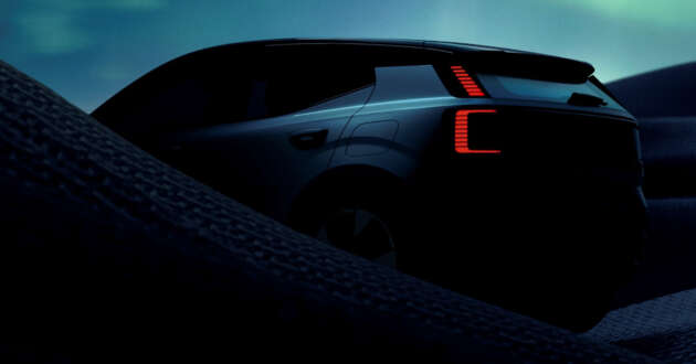 2023 Volvo EX30 interior teased with single 12.3-inch touchscreen, soundbar, versatile centre console
