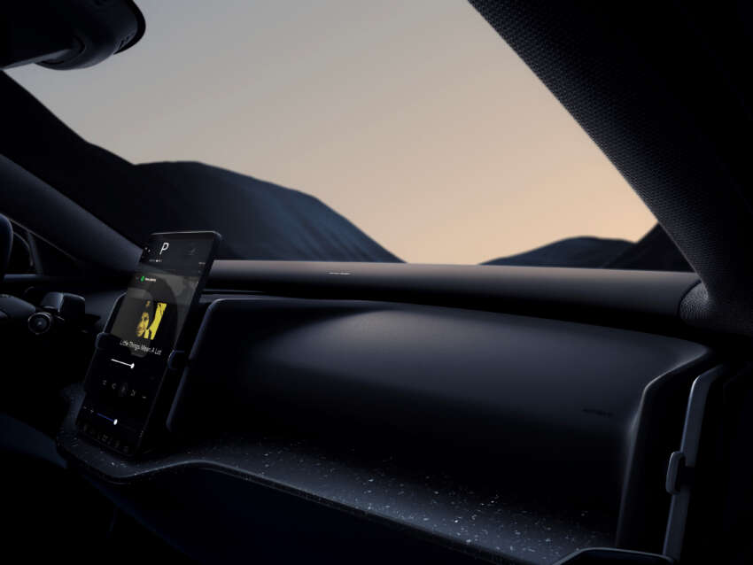 2023 Volvo EX30 interior teased with single 12.3-inch touchscreen, soundbar, versatile centre console 1620063
