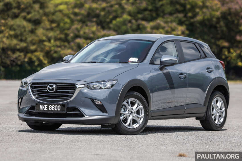 2023 Mazda CX-3 1.5L Core in Malaysia – entry-level variant with 114 hp, 149 Nm; CBU Thailand; fr RM108k 1632891